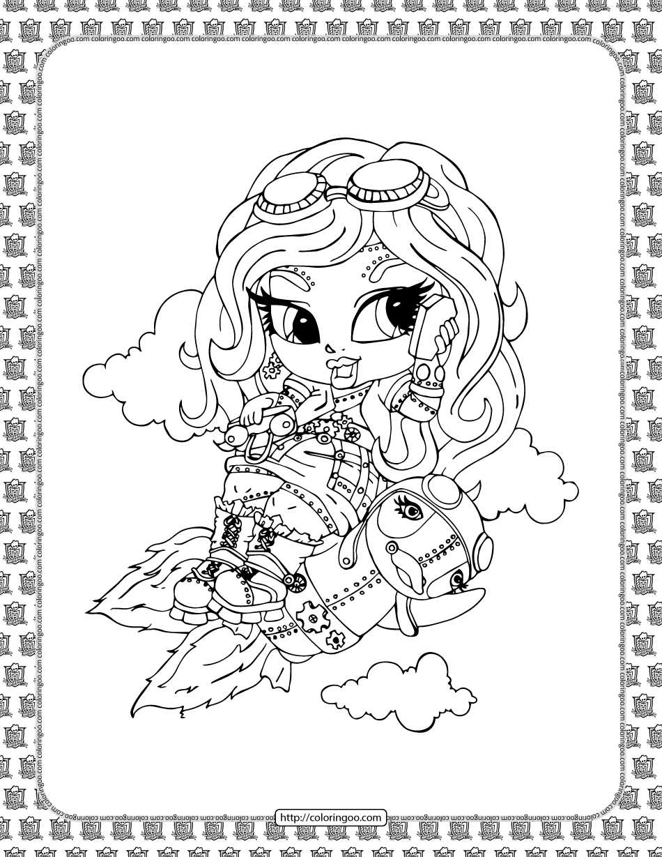 monster high printable coloring sheets