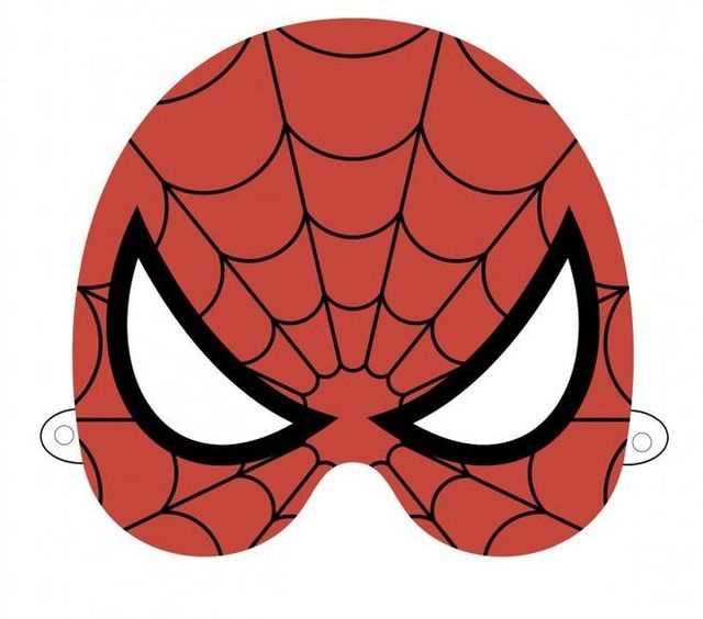 spiderman mask printable spiderman mask printable