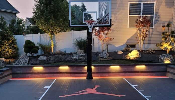 printable half court basketball