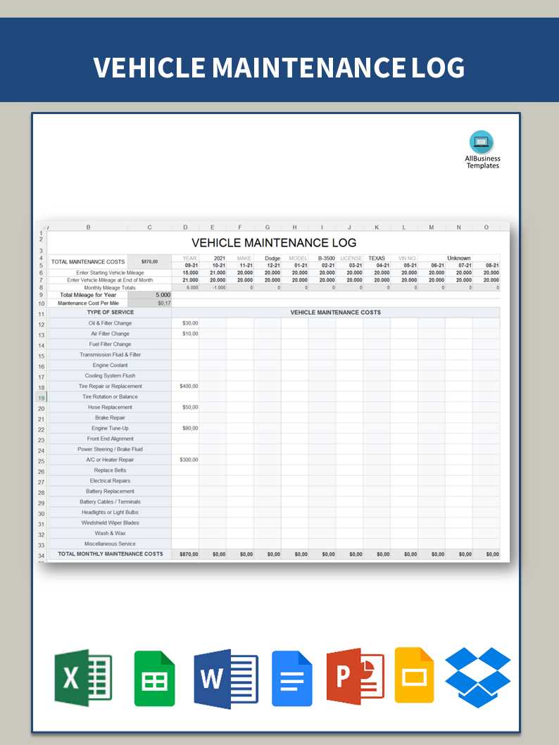 excel spreadsheet printable free vehicle maintenance log template excel spreadsheet printable free vehicle maintenance log template