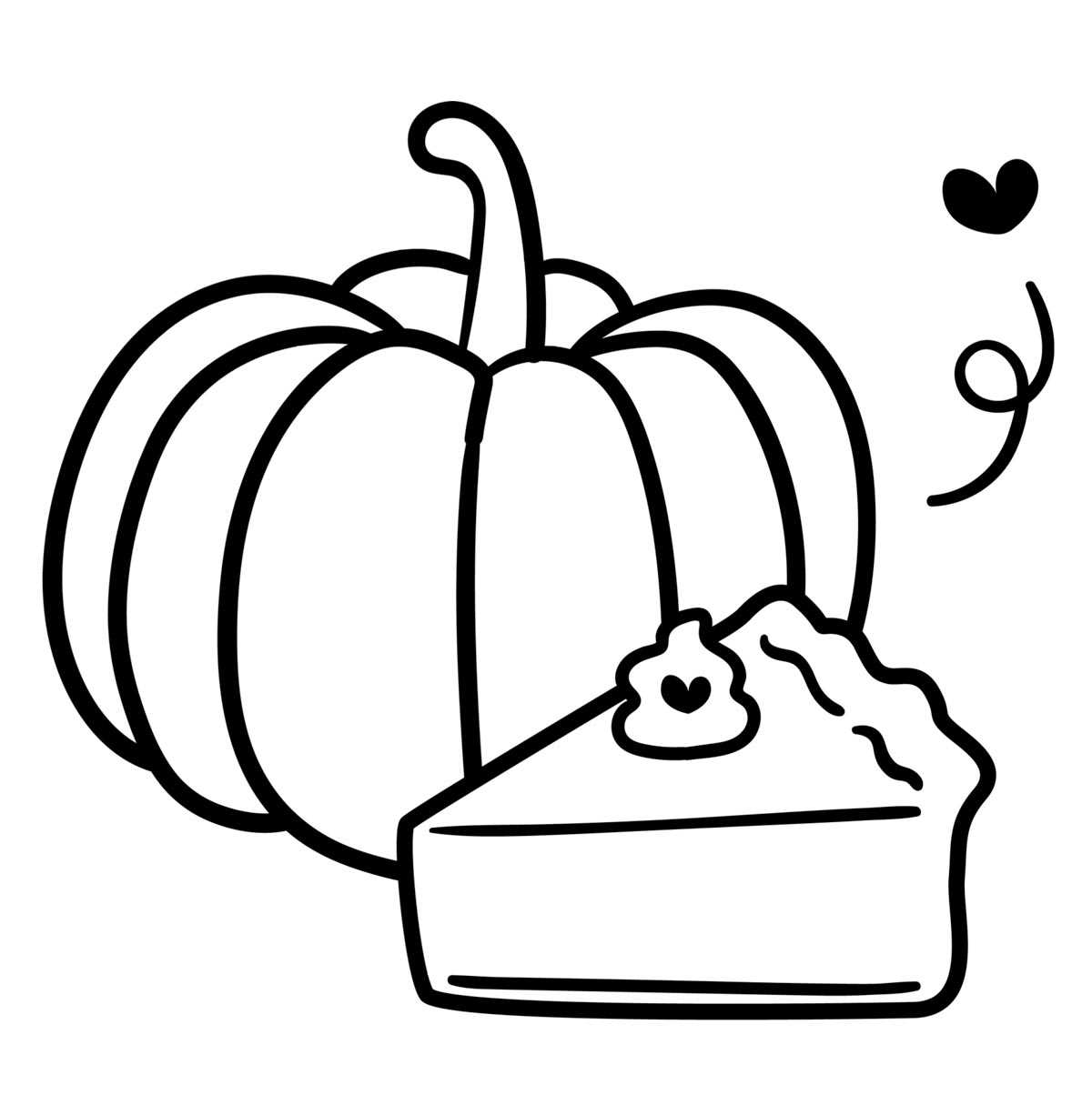 coloring page pumpkin printable