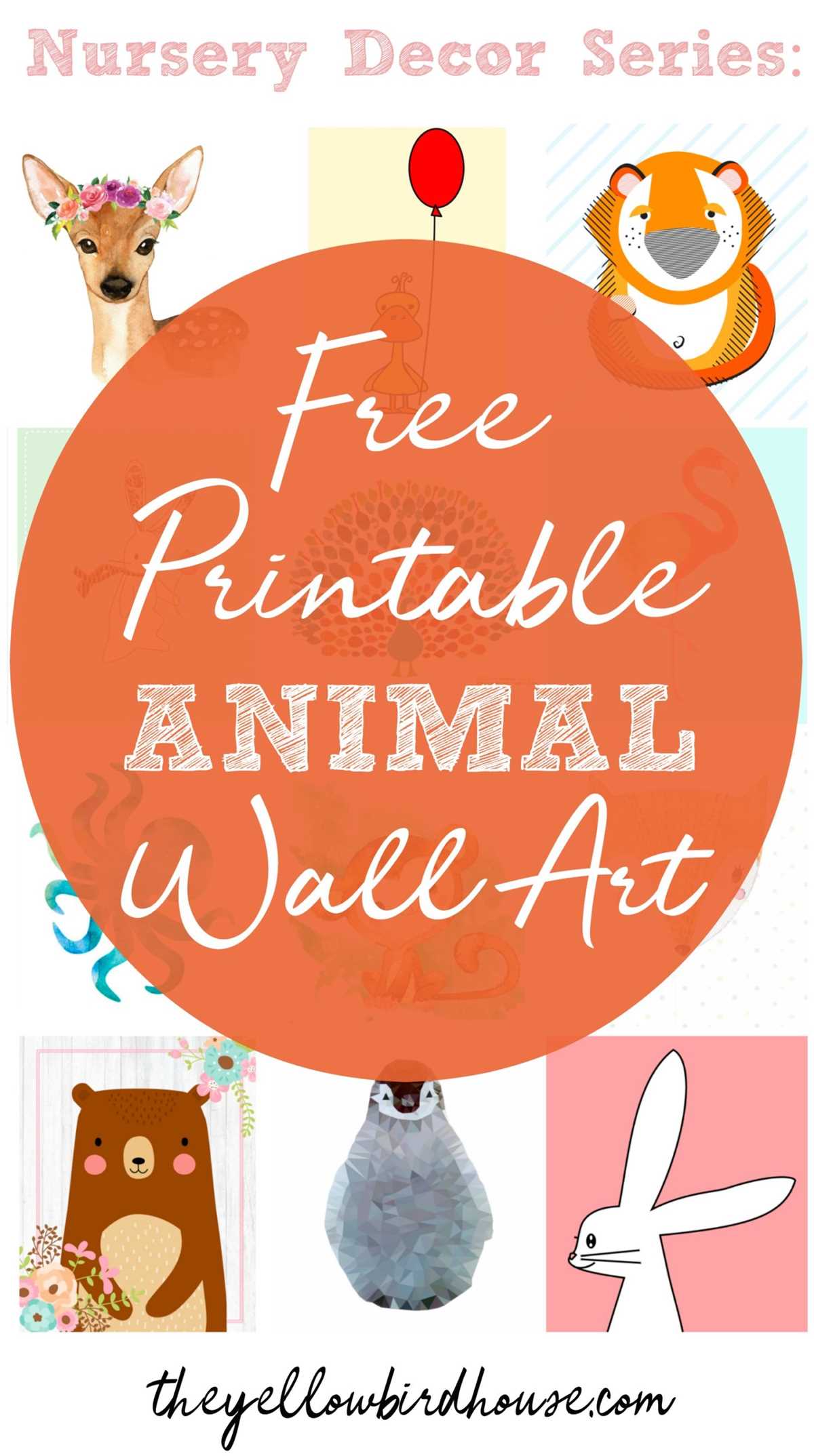 woodland animals free printables