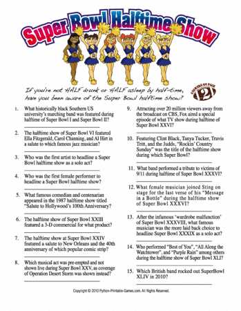 bowl games printable bowl games printable