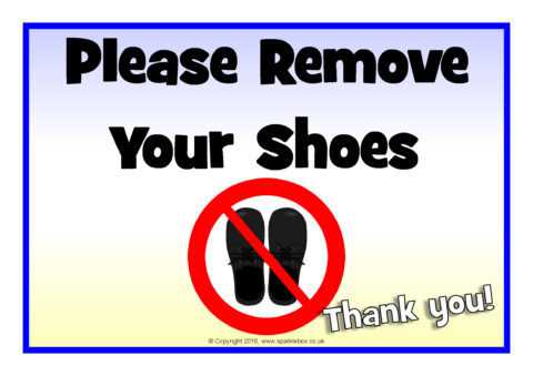 please remove shoes sign printable please remove shoes sign printable