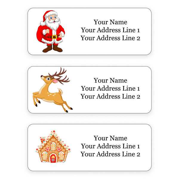 printable address labels christmas