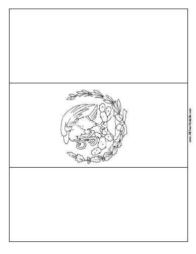 mexican flag coloring page printable mexican flag coloring page printable