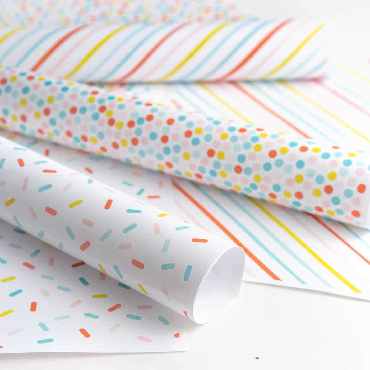 printable birthday gift wrap printable birthday gift wrap