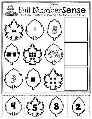 fall activities for preschoolers printable