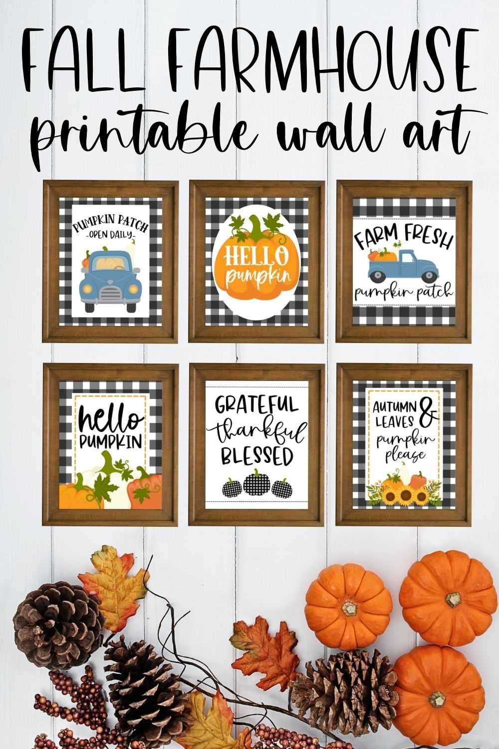 fall printable signs