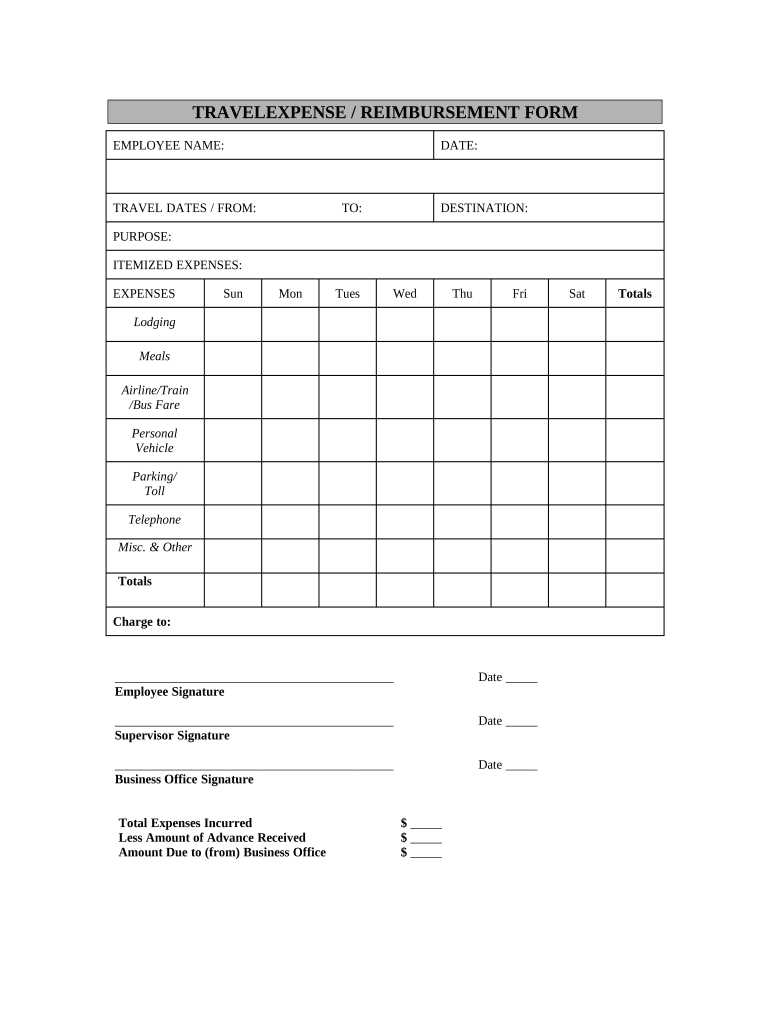 fare form printable
