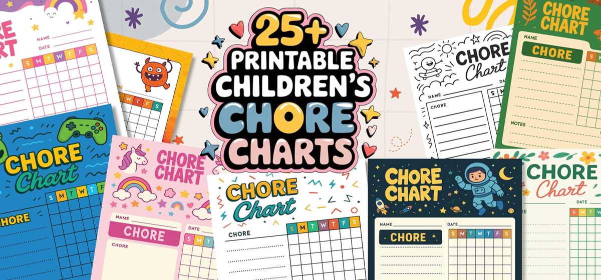 free printable chore list free printable chore list