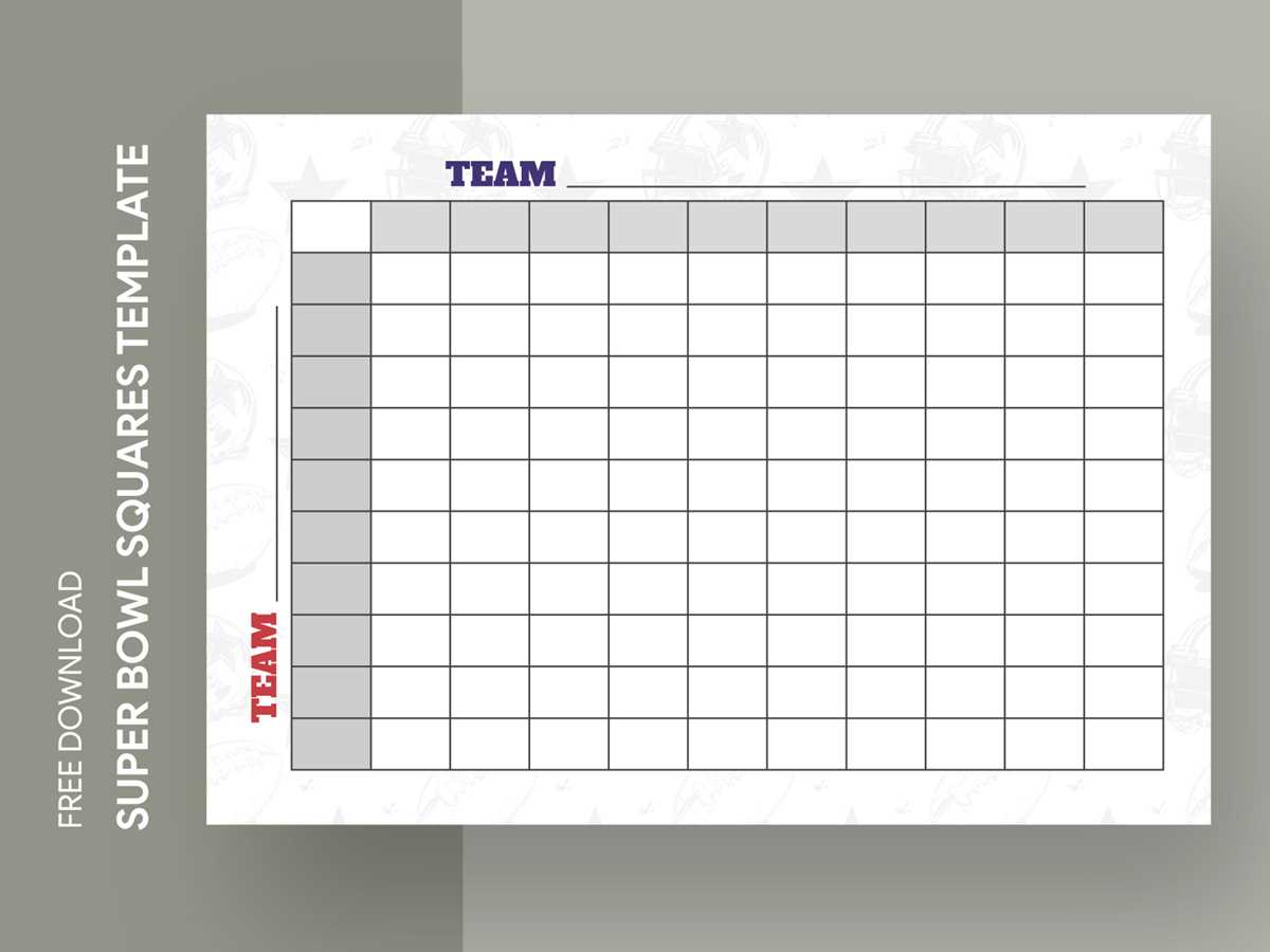 football pool template printable