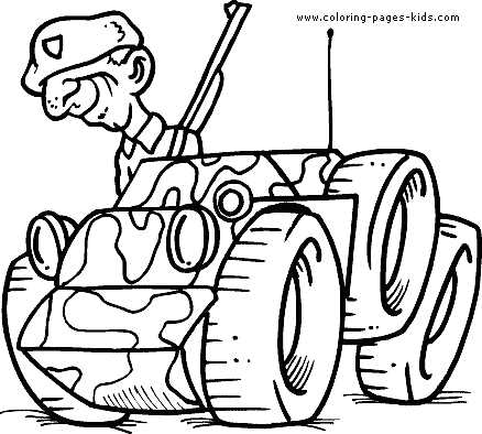 printable army coloring pages