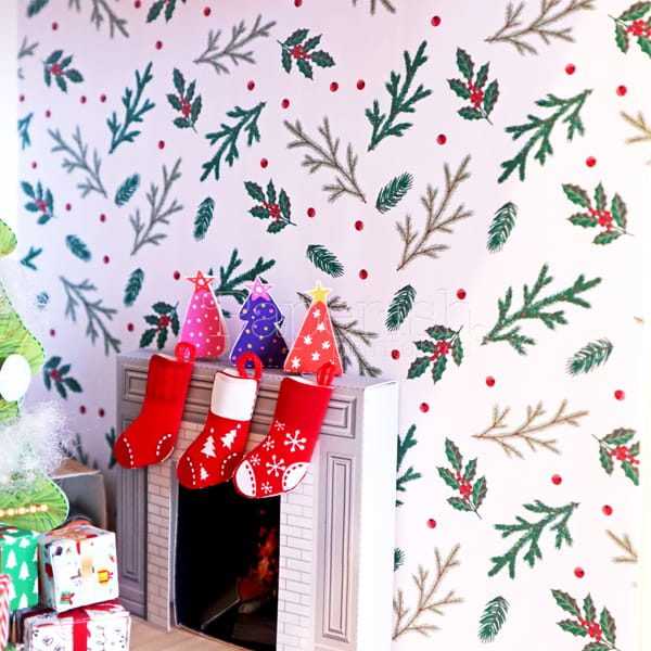 dollhouse printable wallpaper free