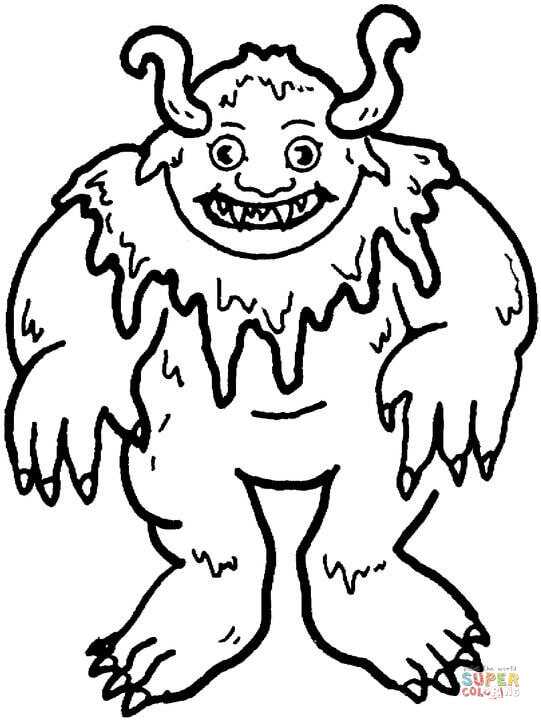free printable troll coloring pages