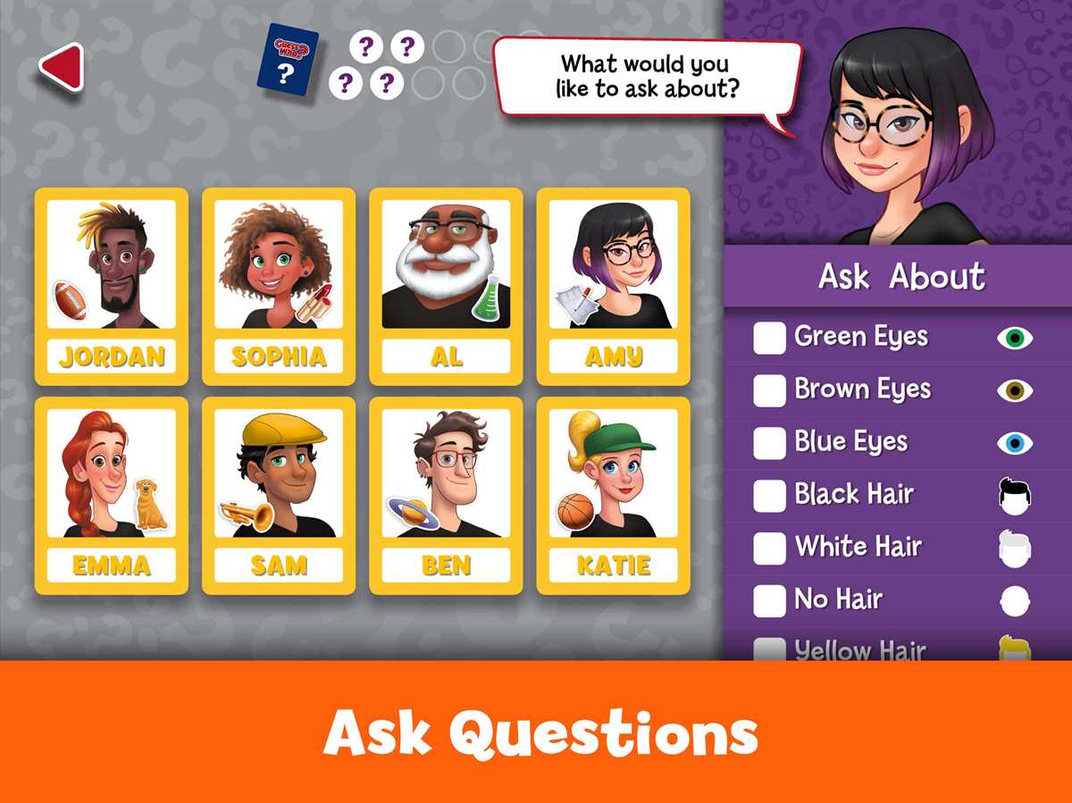 printable guess who characters