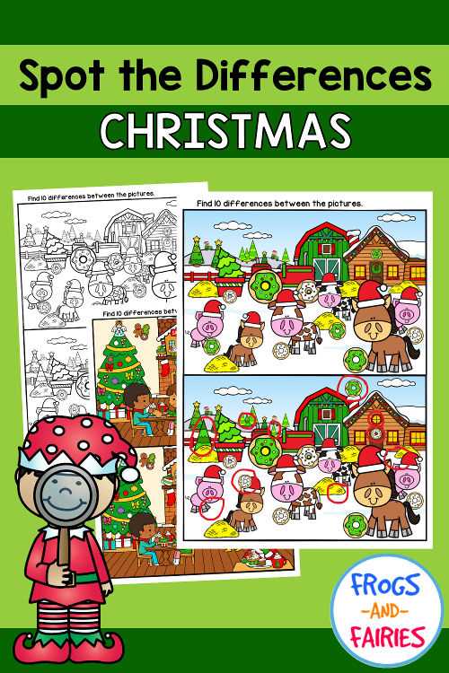 find the difference printable