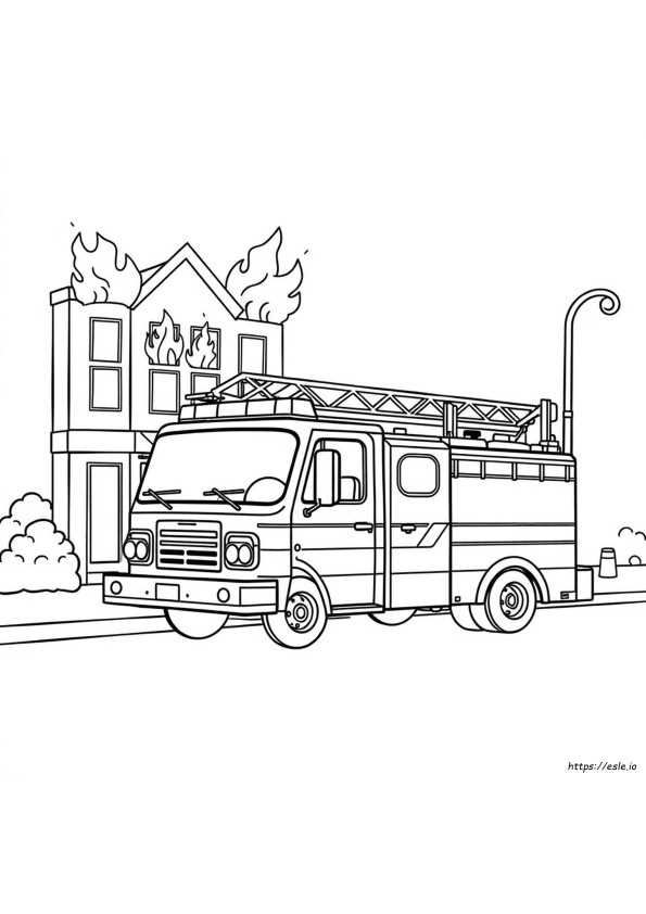 fire truck coloring pages printable
