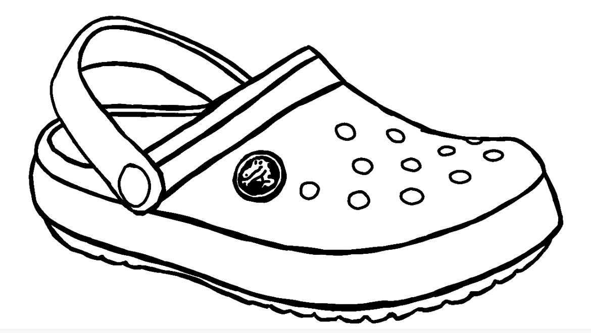 printable shoes template