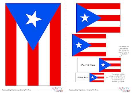 flag of puerto rico printable flag of puerto rico printable