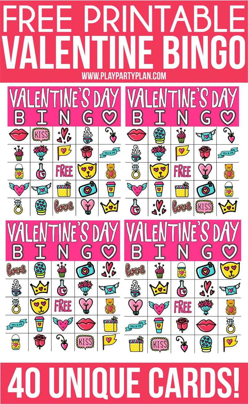 valentine bingo game printable free valentine bingo game printable free