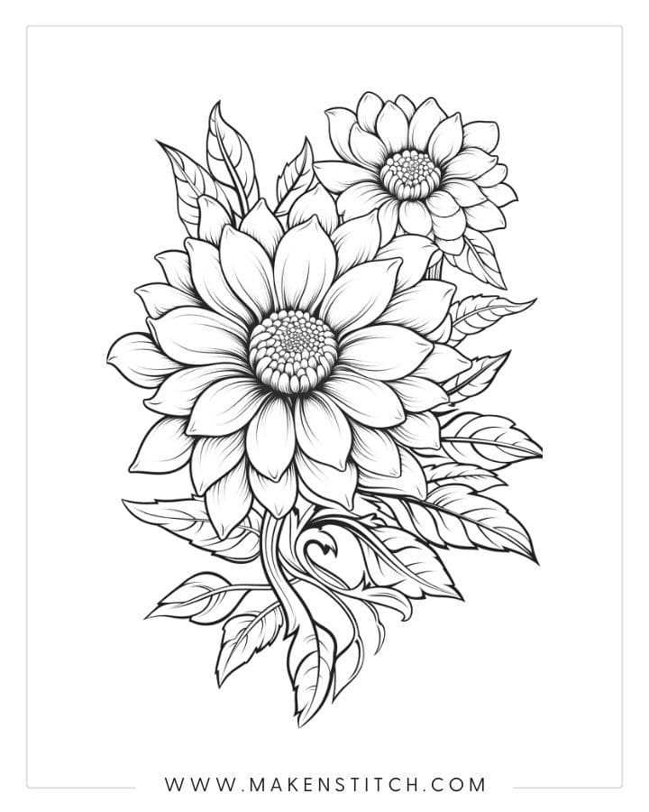 flower color sheets printables flower color sheets printables