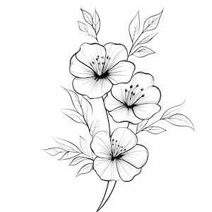 flower stem template printable flower stem template printable