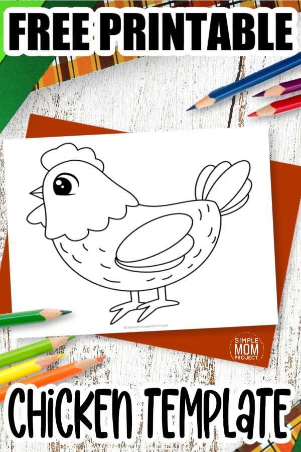printable chicken stencil printable chicken stencil
