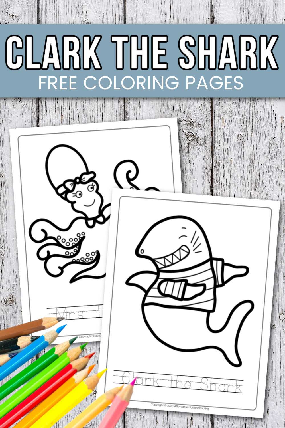 free shark coloring pages printable