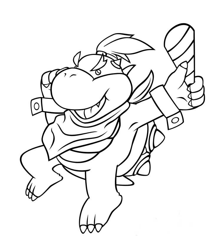 bowser printable coloring pages