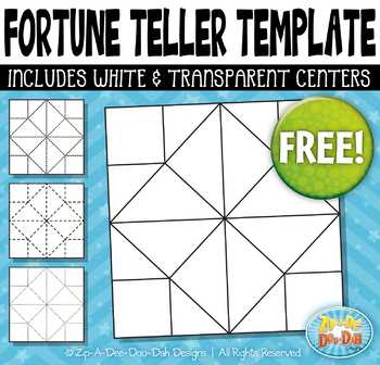 fortune teller template printable