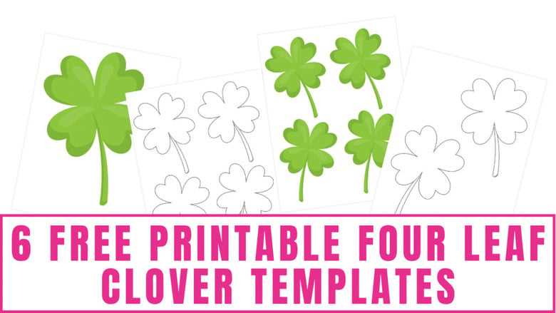 four leaf clover outline printable four leaf clover outline printable