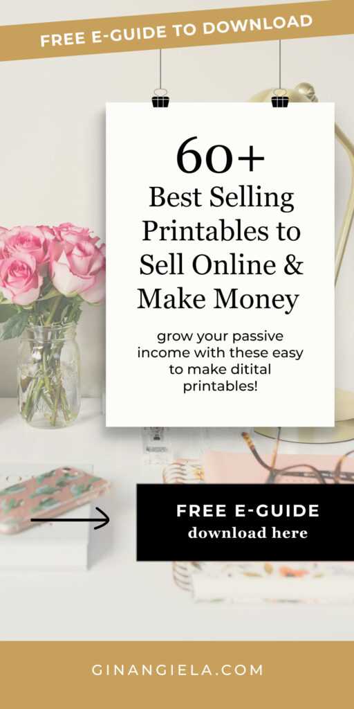 selling printables online