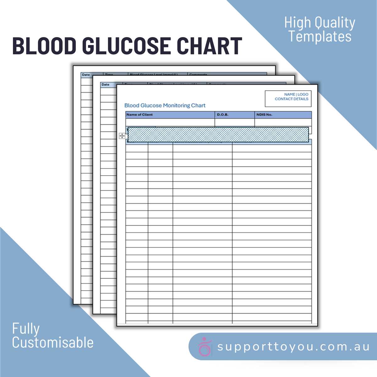 free blood sugar chart printable