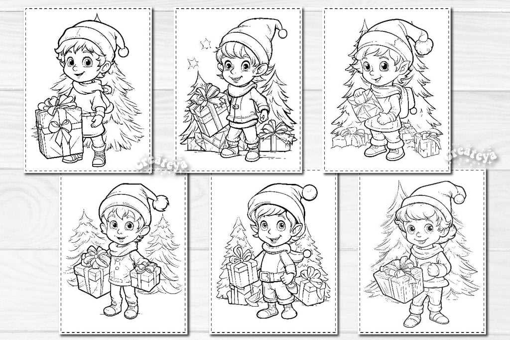 free christmas coloring pages printables