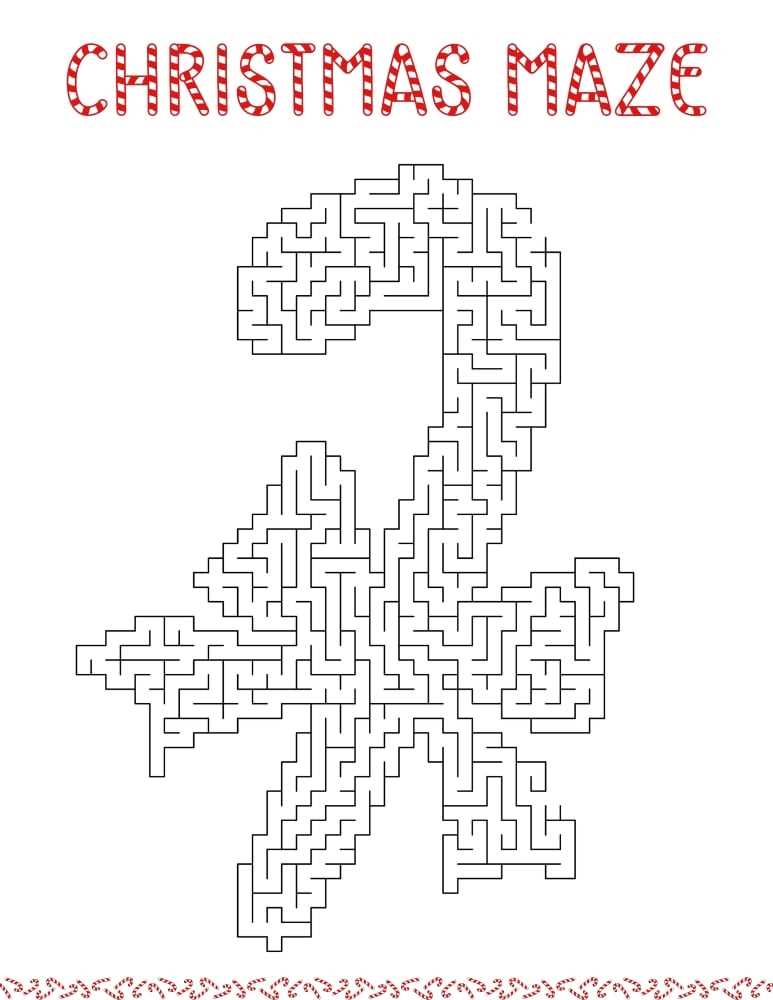 free christmas printable mazes