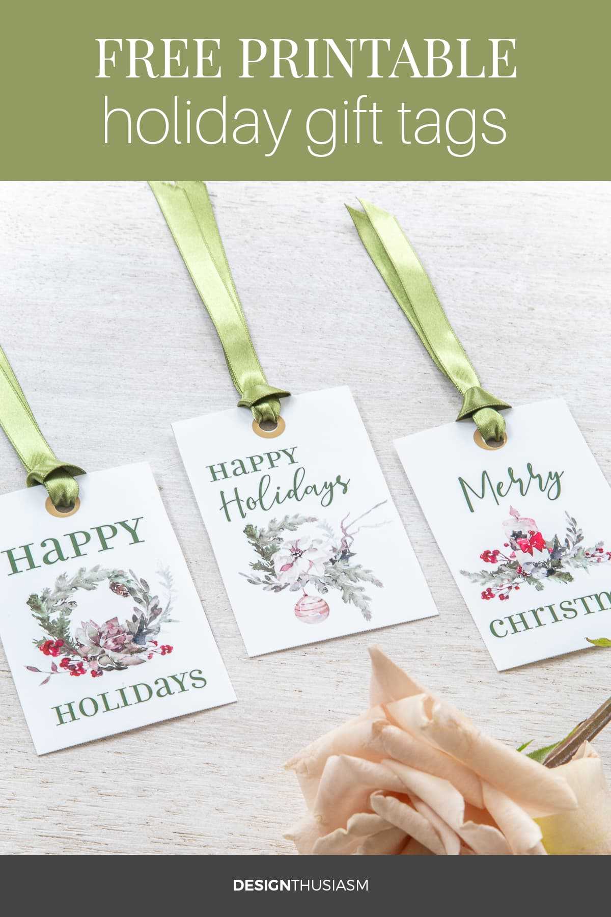 free christmas tags printable