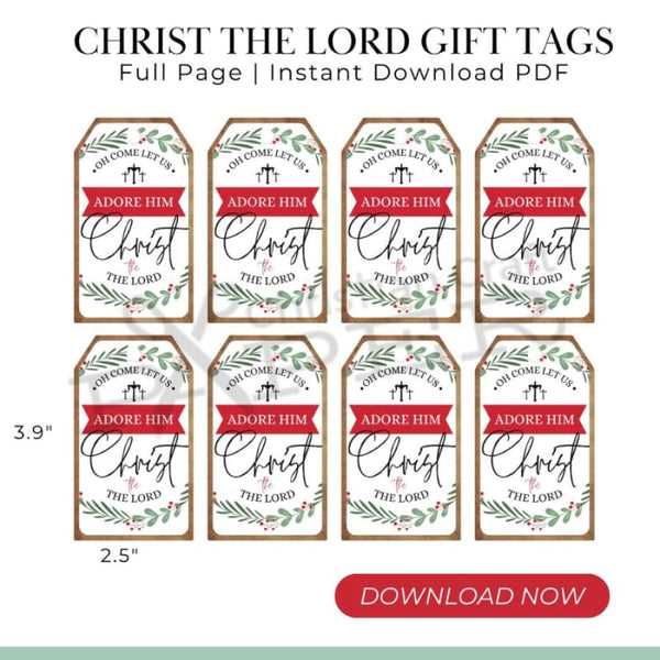 free christmas tags printable