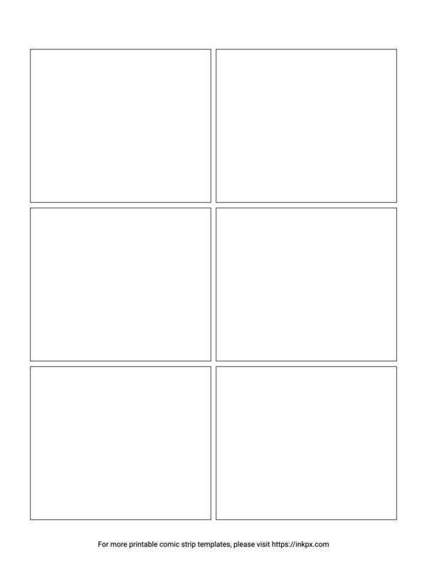 free comic strip template printable free comic strip template printable