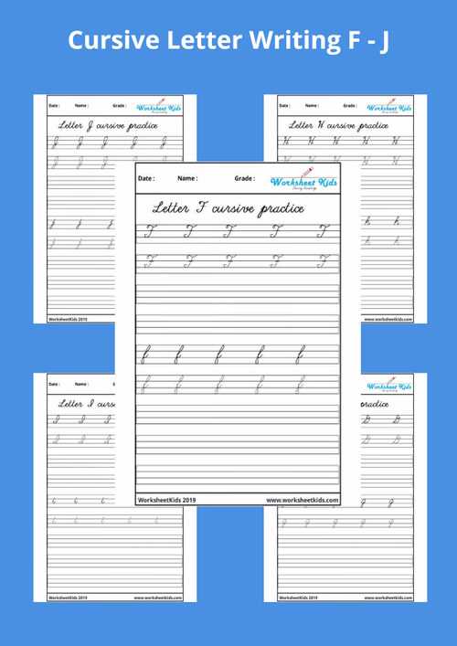 free cursive printable worksheets