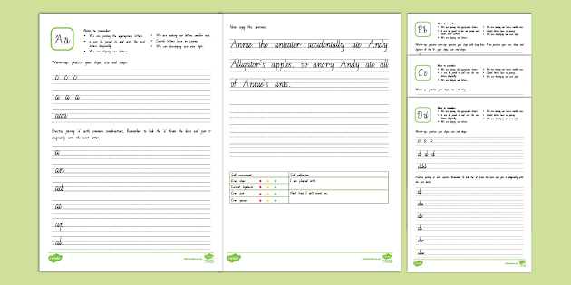 free cursive printable worksheets