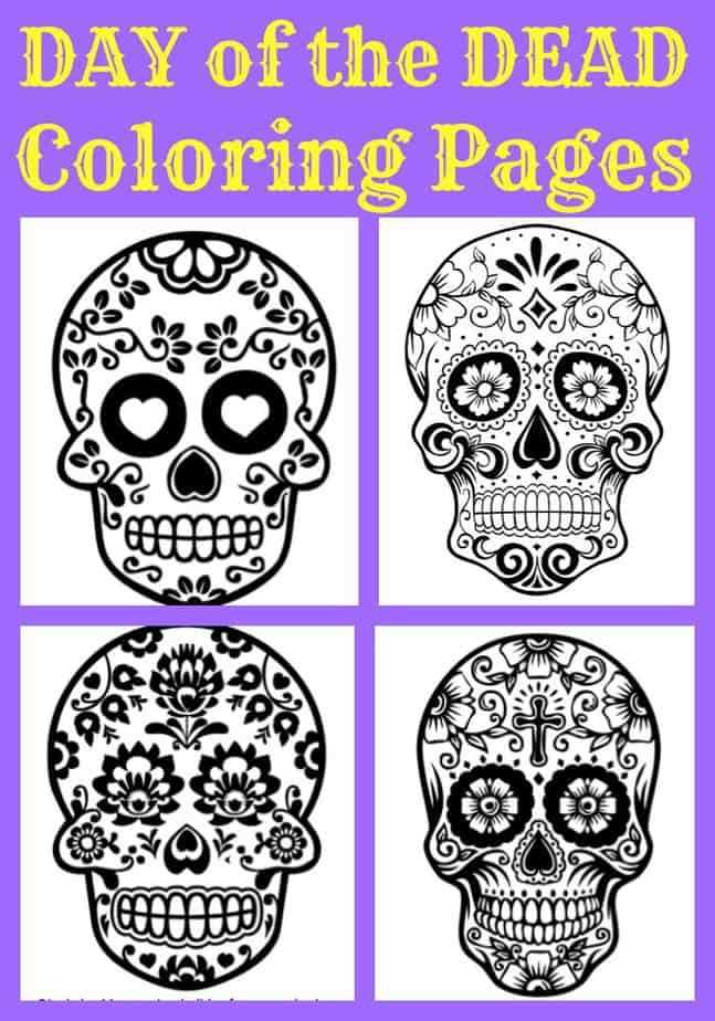 free day of the dead printables