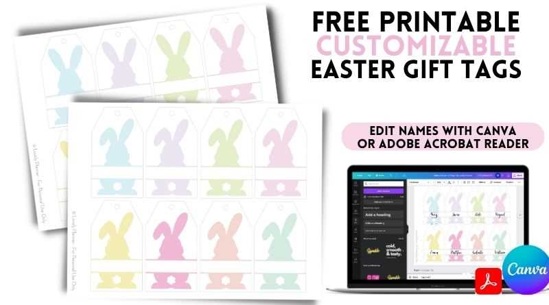 free easter tags printable free easter tags printable