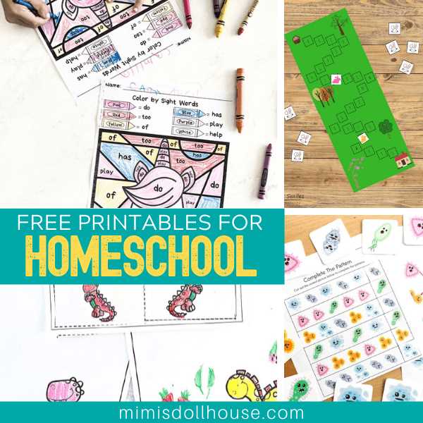 free homeschool printables for kindergarten free homeschool printables for kindergarten