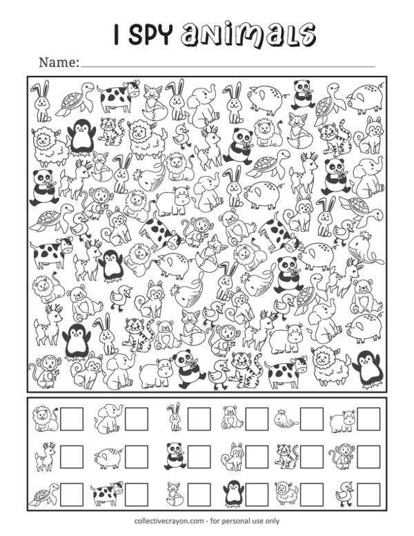 free i spy printables for kindergarten free i spy printables for kindergarten
