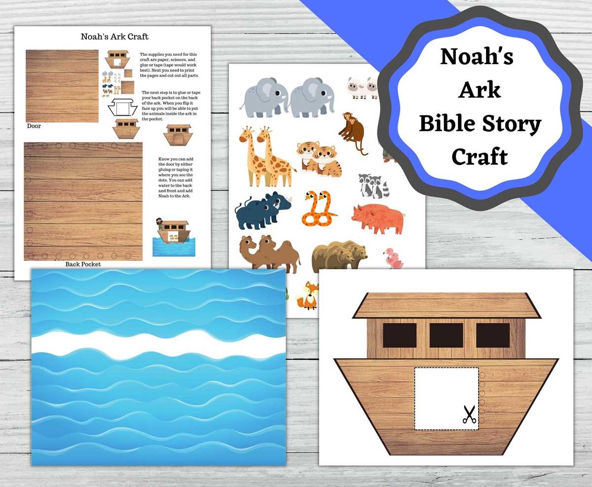 free noahs ark printable free noahs ark printable