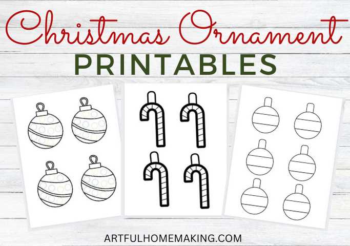 free ornament printables free ornament printables