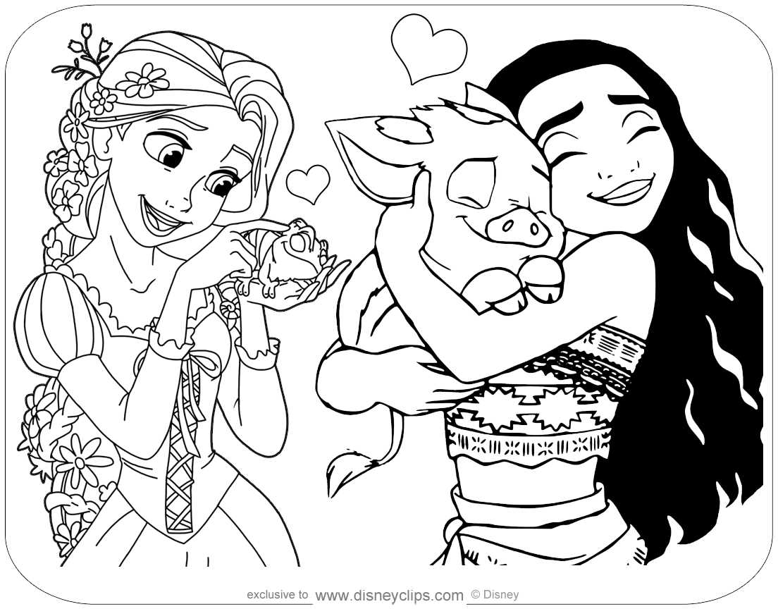 free princess coloring pages printable