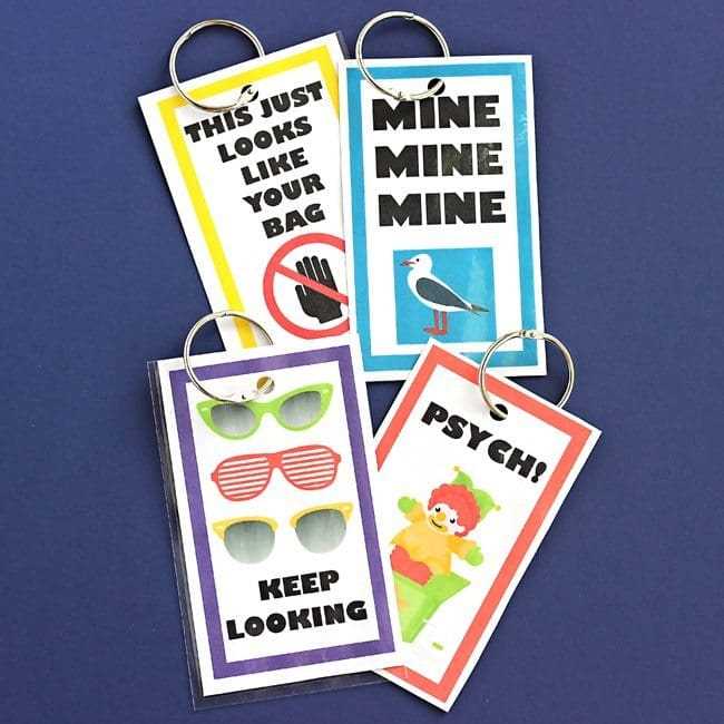 free printable bag tags