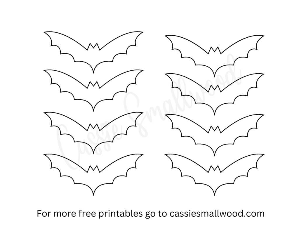 free printable bats